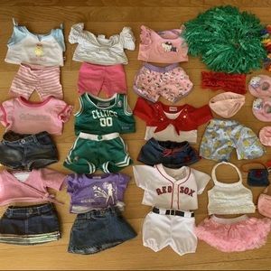 Huge lot of Build A Bear clothing